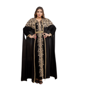 Shop Stylish Chiffon and Crepe Fabric Kaftan Abayas | AF