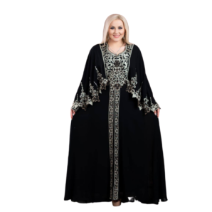 Shop Stylish Chiffon and Crepe Fabric Kaftan Abayas | AF