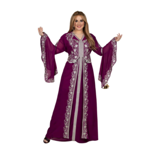 Shop Stylish Chiffon and Crepe Fabric Kaftan Abayas | AF
