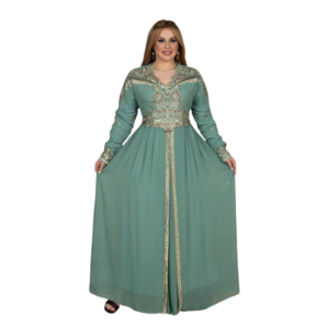 Shop Stylish Chiffon and Crepe Fabric Kaftan Abayas | AF