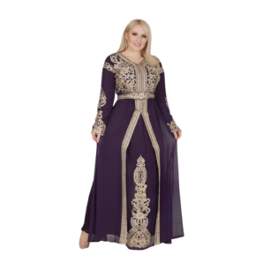 Shop Stylish Chiffon and Crepe Fabric Kaftan Abayas | AF