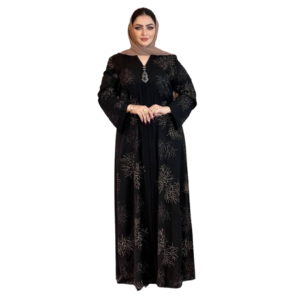 Shop Stylish silk Fabric Black Abayas | AF